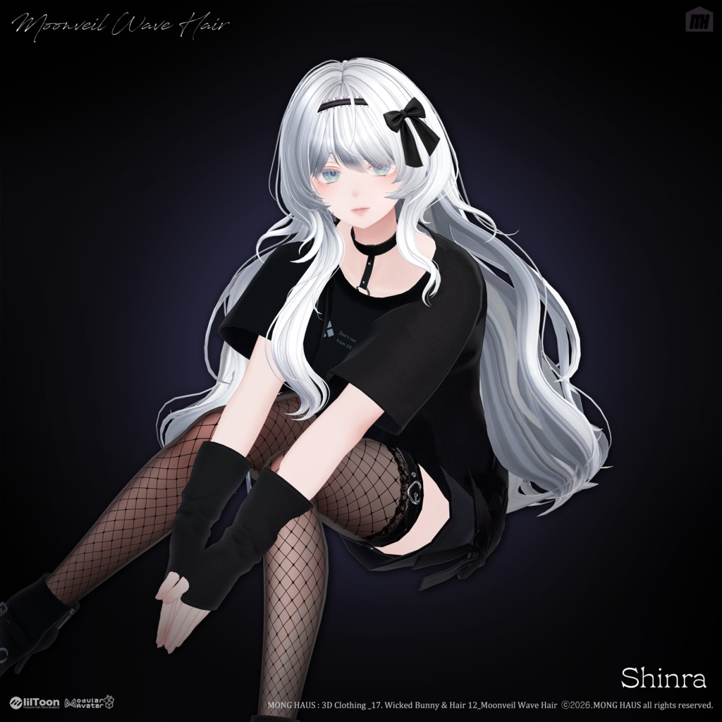 🔥SALE🔥【21 Avatars】 Moonveil Wave Hair☠️