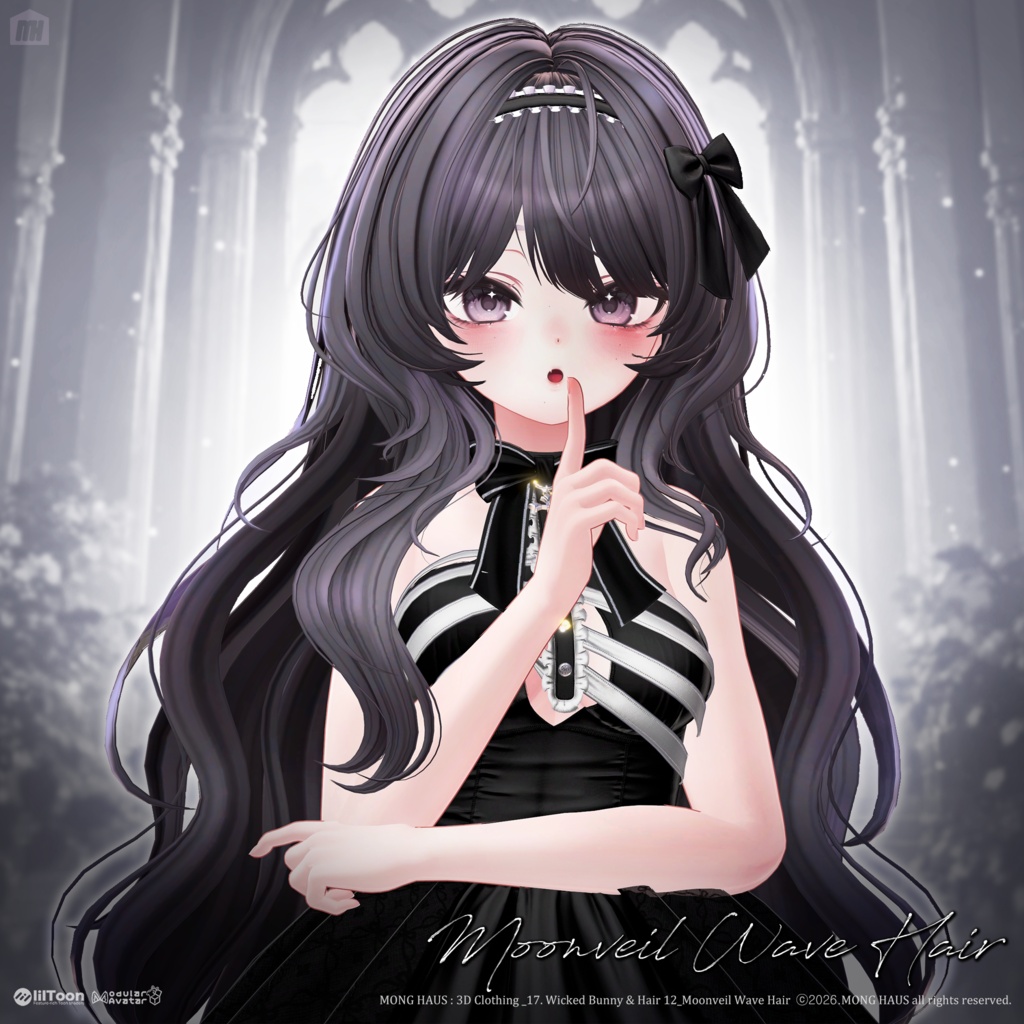 🔥SALE🔥【21 Avatars】 Moonveil Wave Hair☠️