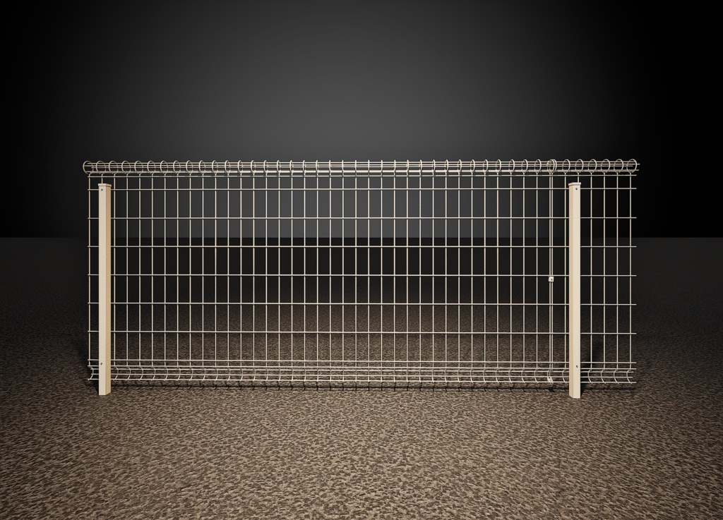 【3Dモデル】H1000 メッシュフェンス / FBX