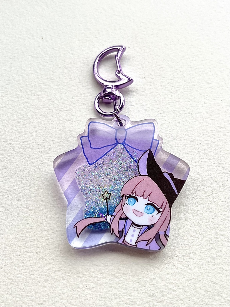 夜風ユイグリッターオイルアクキー