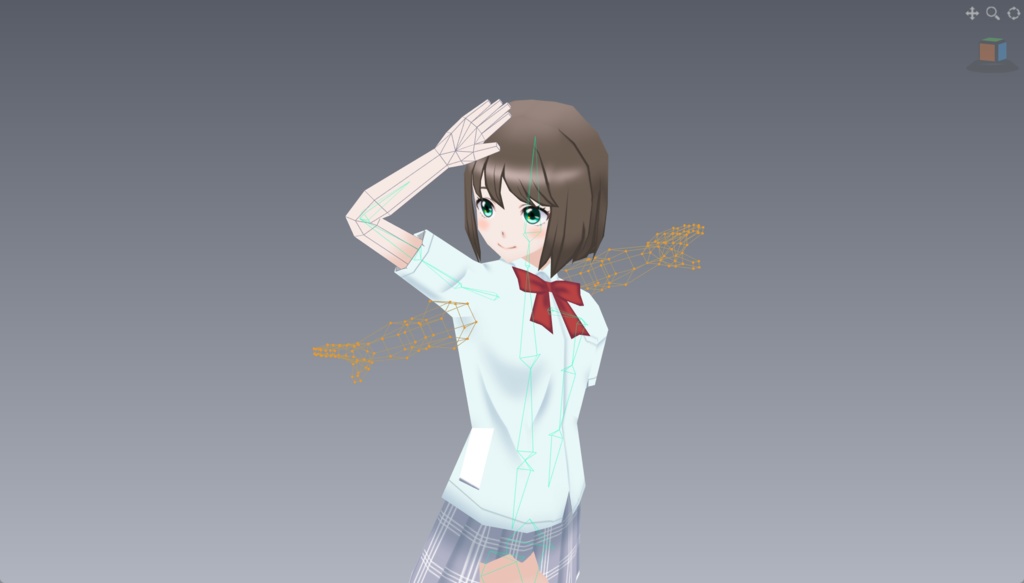 ペパクラデザイナー用3DCGモデルデータ ア〇マス基本モデル PDF