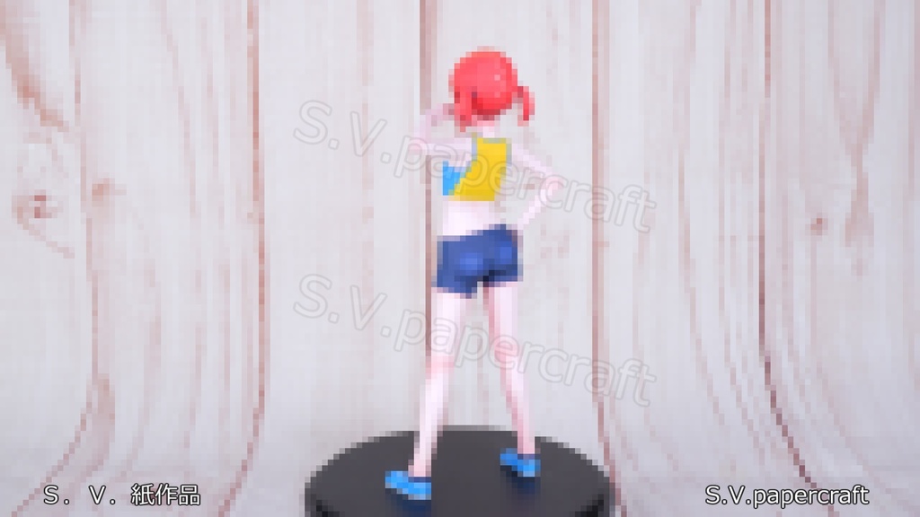 ペーパークラフト 立体ぬりえ