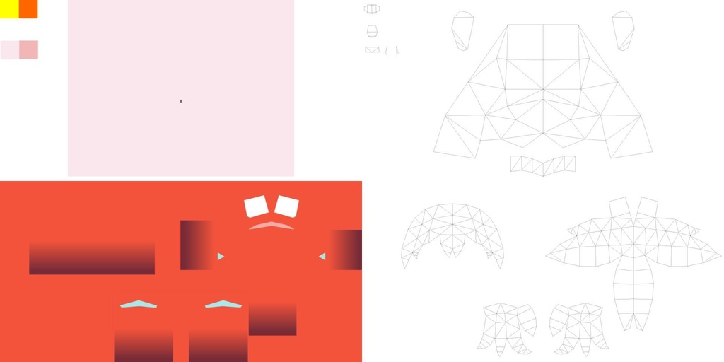 ペーパークラフト 立体ぬりえ