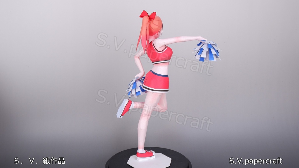 ペーパークラフト 立体ぬりえD010B