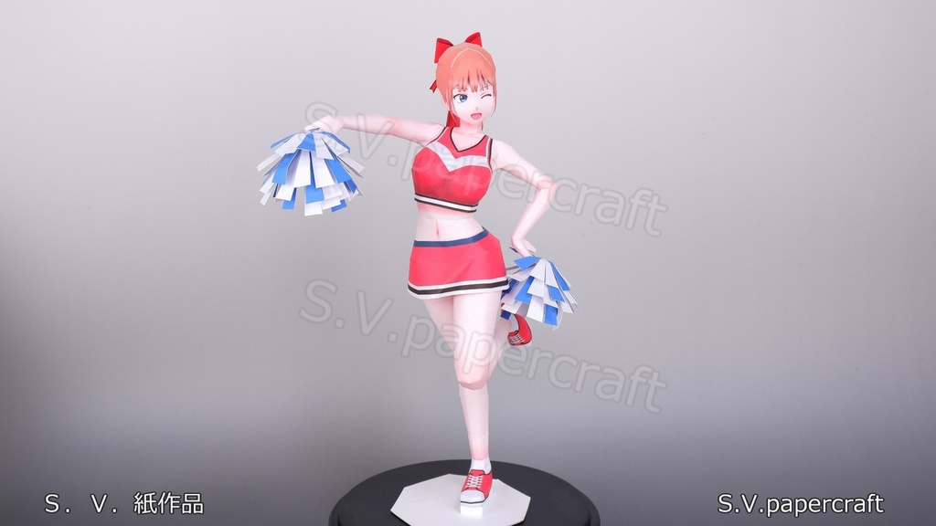 ペーパークラフト 立体ぬりえD010B