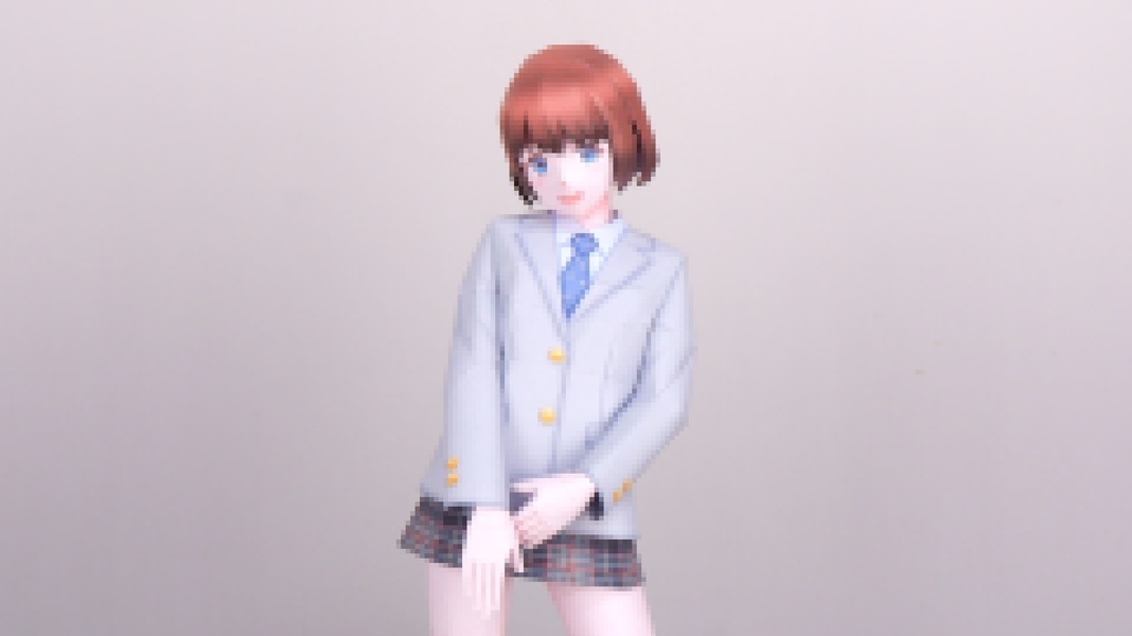 ペーパークラフト 立体ぬりえD012