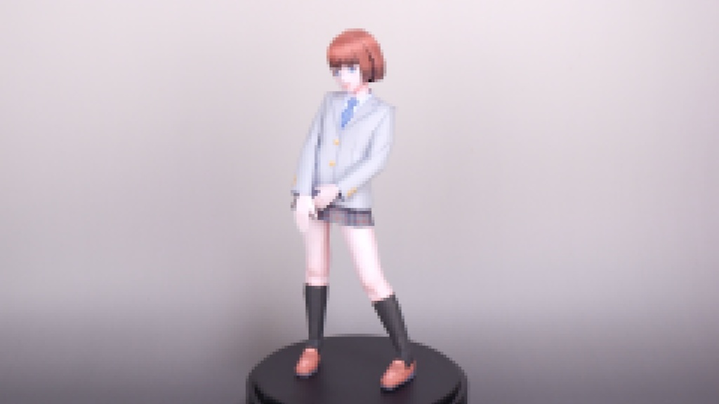 ペーパークラフト 立体ぬりえD012