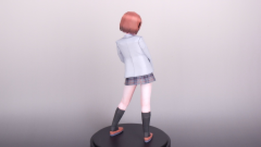 ペーパークラフト 立体ぬりえD012