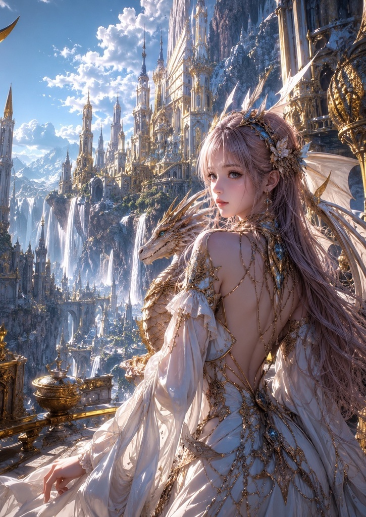 【超豪華ファンタジーアニメ壁紙 Vol.1】8K高画質AIアート|超美麗アニメAI壁紙コレクション Vol.1【5枚セット】