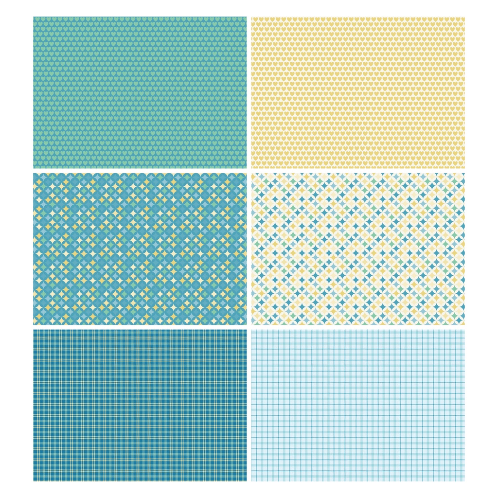 ホワイトデーイメージのパターン背景素材集