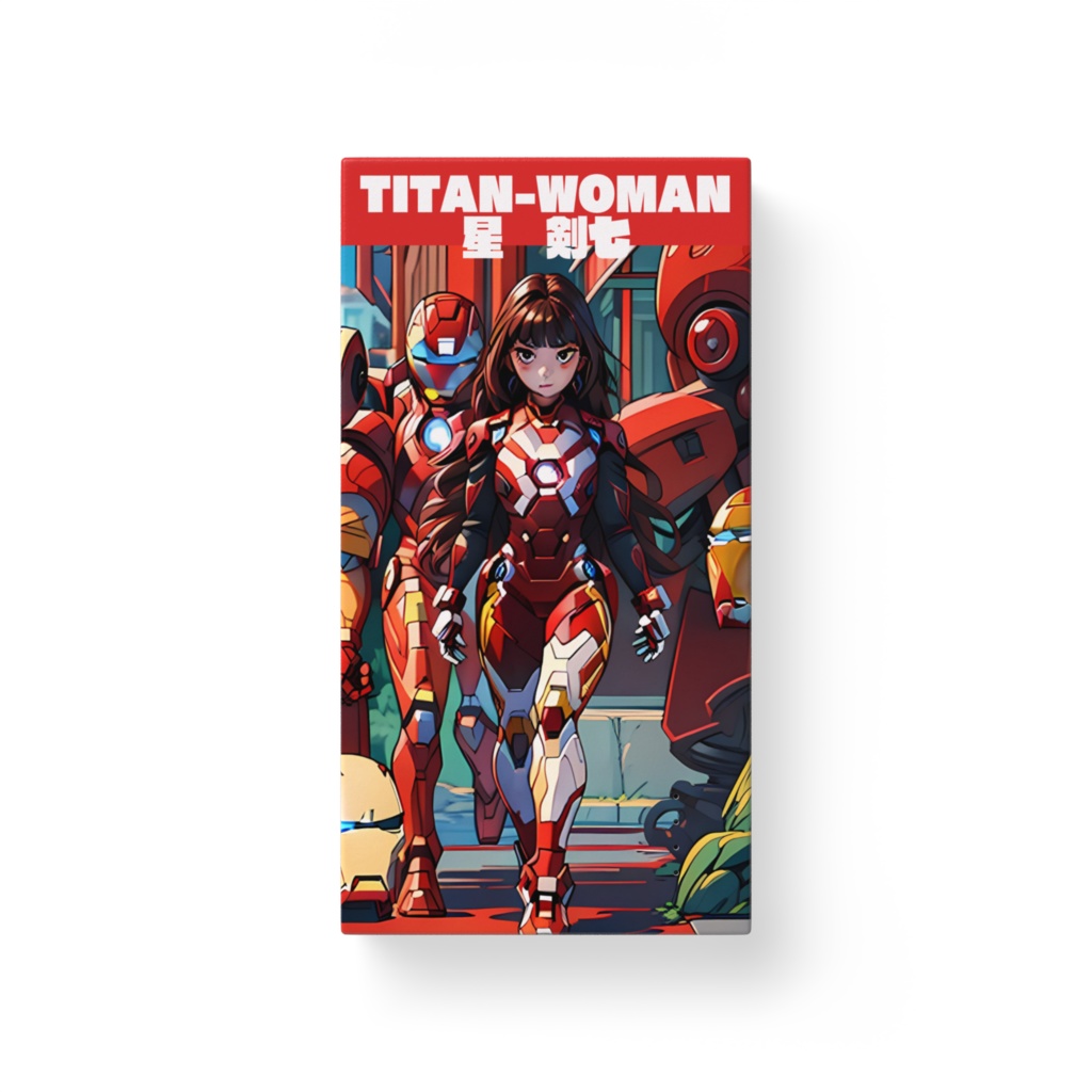 星剣七SF小説 TITAN-WOMAN発売記念 モバイルバッテリー