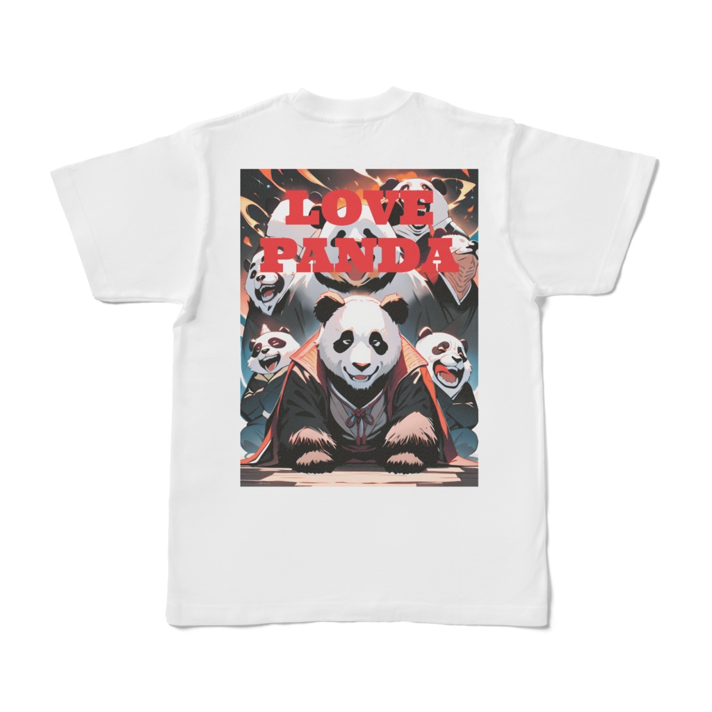 パンダさよなら記念、パンダまみれTシャツ