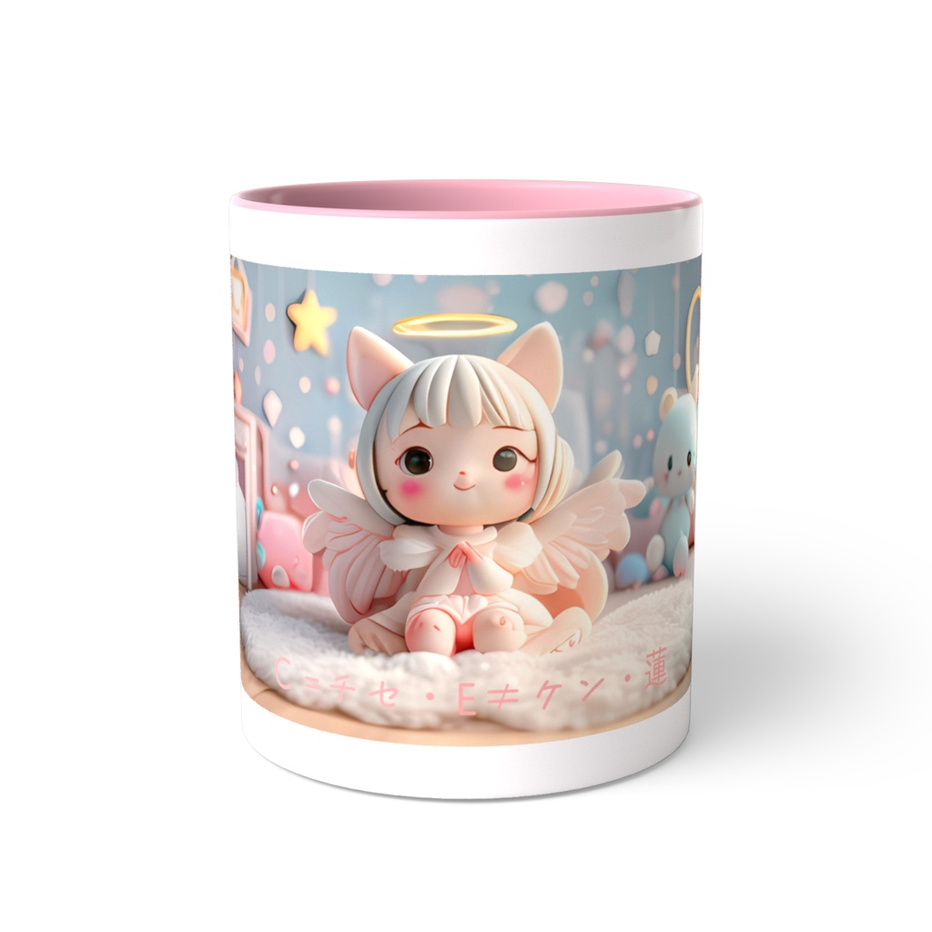 ネコ耳天使のマグカップ