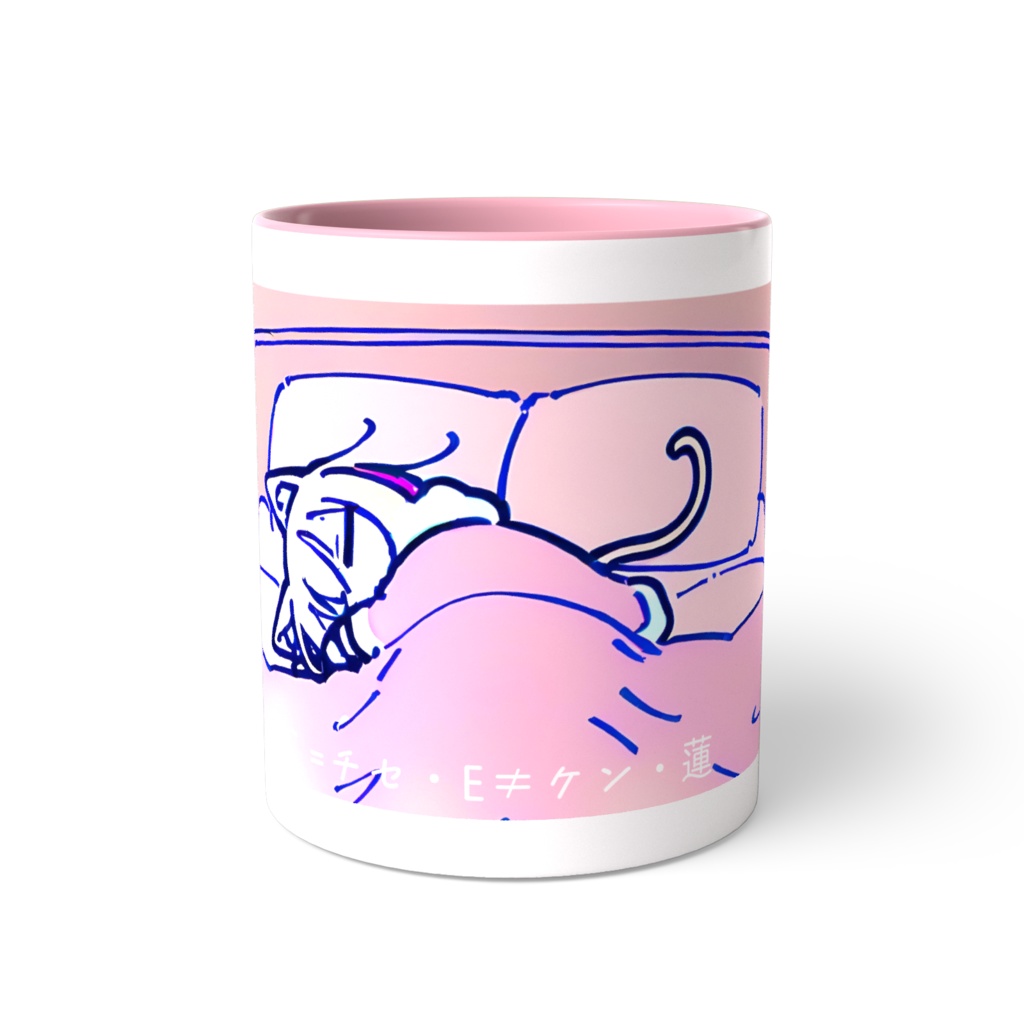 おやすみ猫耳天使マグカップ