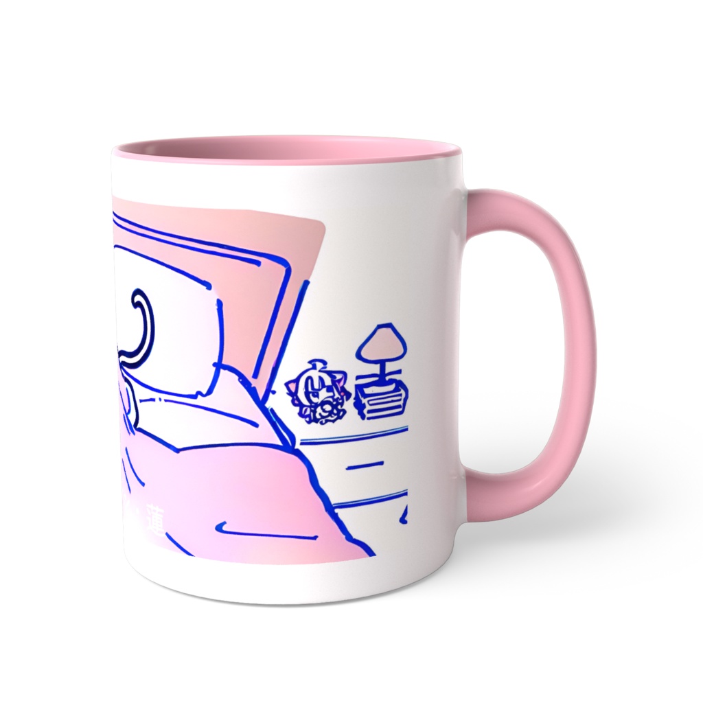 おやすみ猫耳天使マグカップ