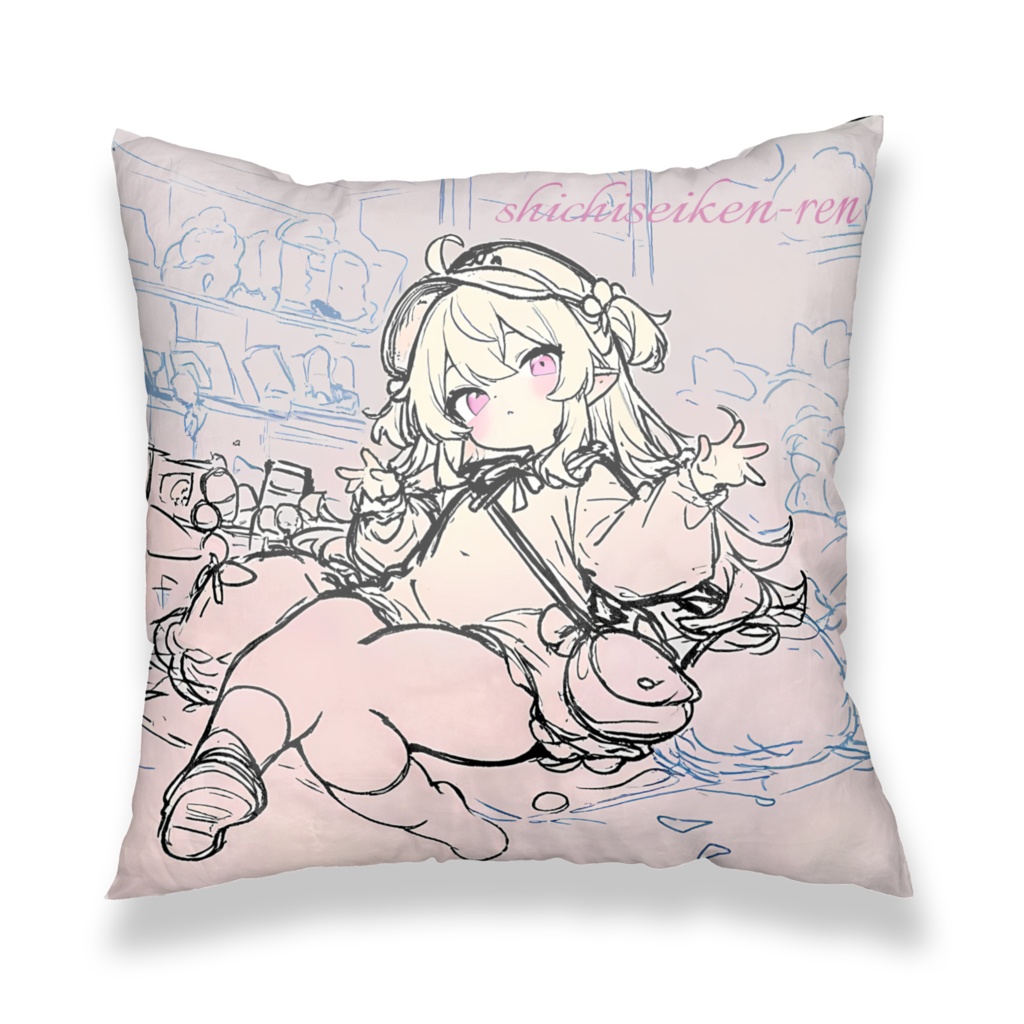 快活少女クッションカバー