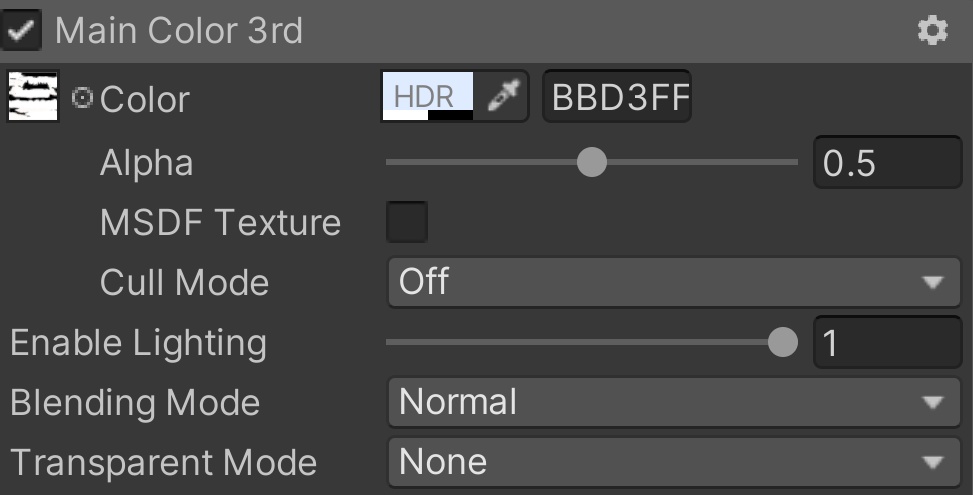 【無料・Free】お団子ポニーテールのグラデーション (Gradient Texture Only)
