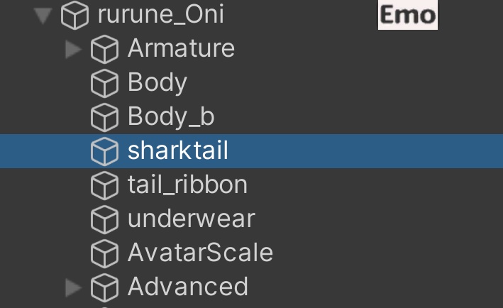 【無料・Free】和風 Koi Carp Tail Texture+グラデEmission 3Dテクスチャ『ルルネ用』Rurune