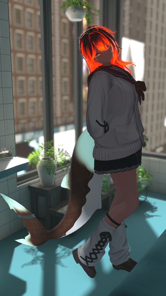 【無料・Free】『Rurune』尻尾のグラデーションマスク (PNG Mask Files)