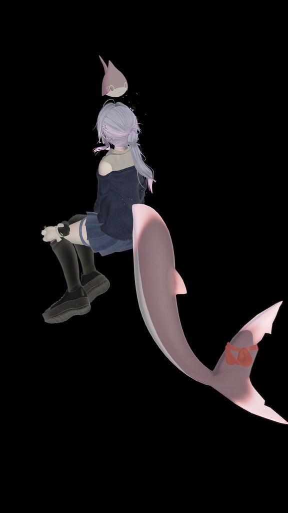 【無料・Free】『Rurune』尻尾のグラデーションマスク (PNG Mask Files)