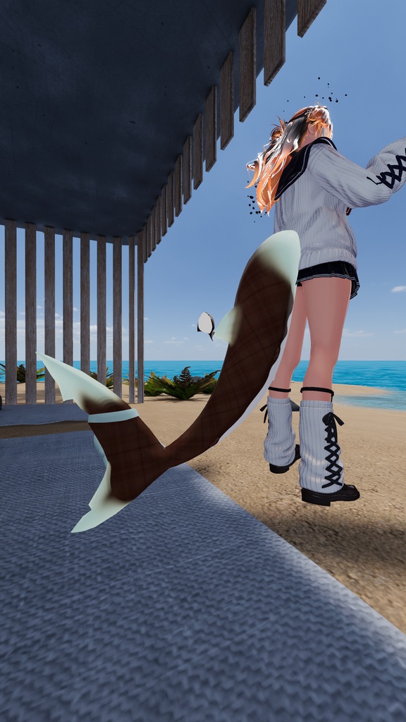 【無料・Free】『Rurune』尻尾のグラデーションマスク (PNG Mask Files)