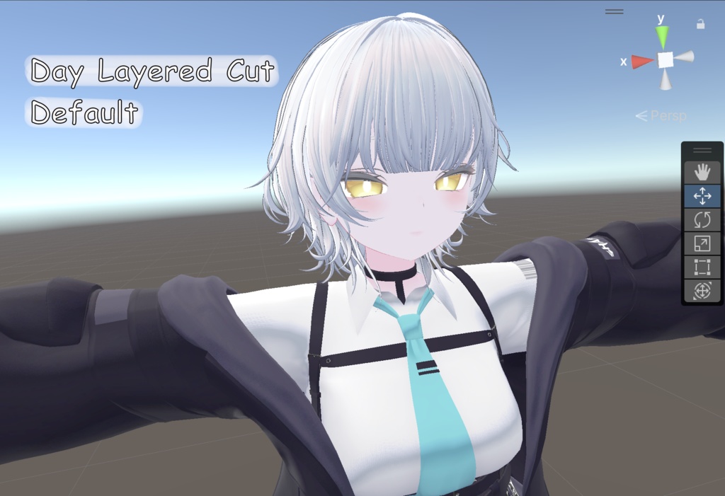 【無料・Free】Day Layered Cut Hair (Gradient Mask Texture Only)