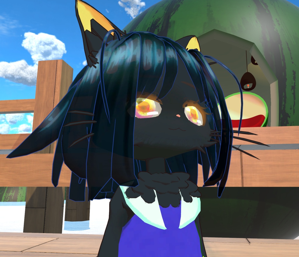 【オリジナル3Dモデル】がるうか【Free】