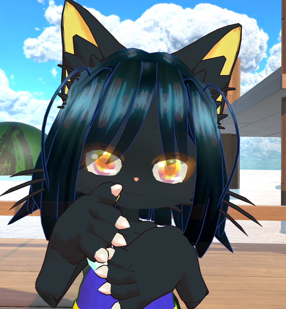 【オリジナル3Dモデル】がるうか【Free】