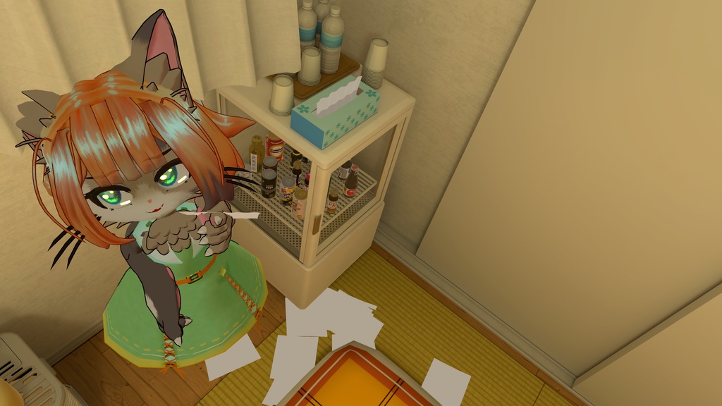 【オリジナル3Dモデル】がるうか【Free】