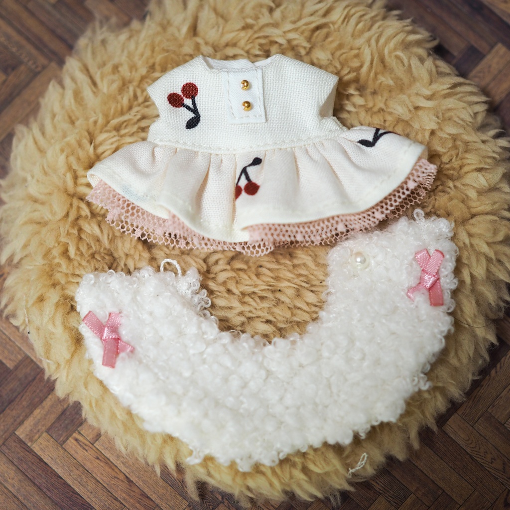 cocoriangワンピース&もこもこケープセット