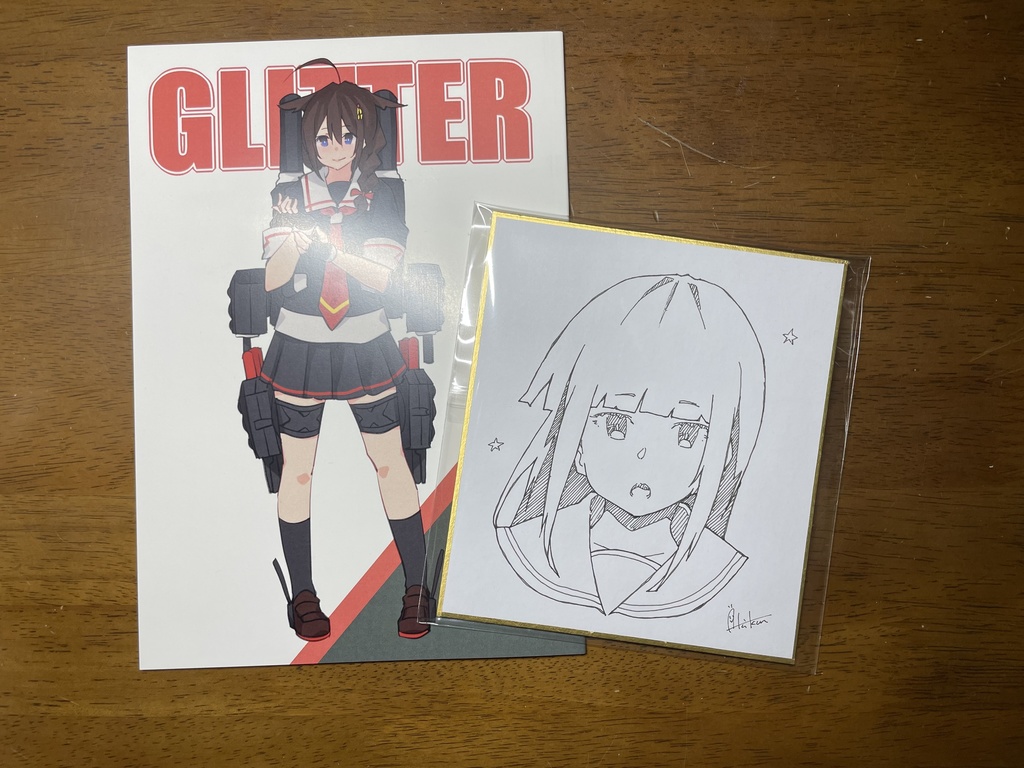 新刊『GLITTER』②初雪　色紙セット