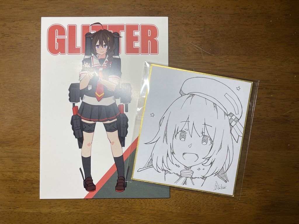 新刊『GLITTER』⑤愛宕　色紙セット