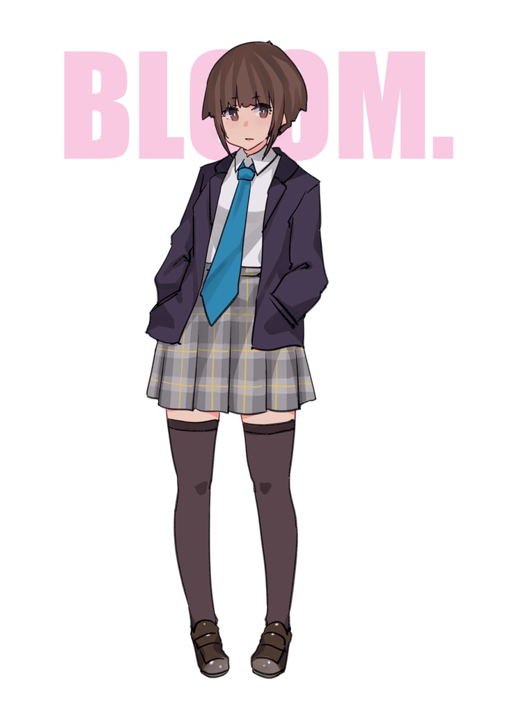 【無料・創作イラスト集】『BLOOM.』【ダウンロード版】