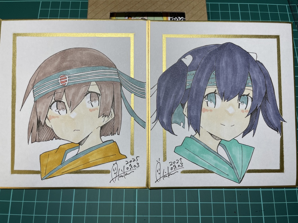 新作【色紙(小)・2枚】『艦これ⑤飛龍×蒼龍』