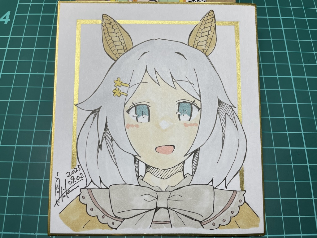 新作【色紙(小)・1枚】『ウマ娘④秋ヒシミラクル』