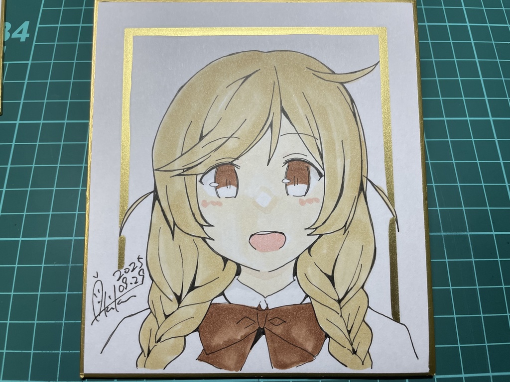 新作【色紙(小)・1枚】『艦これ④峯雲』