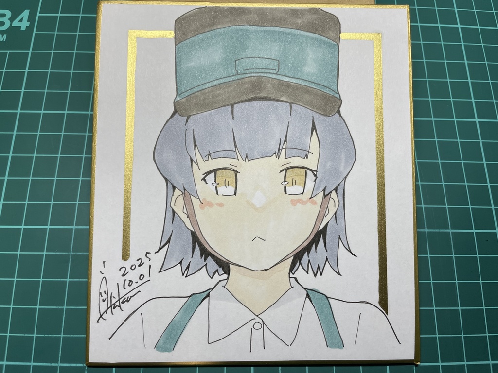新作【色紙(小)・1枚】『艦これ⑤霰』