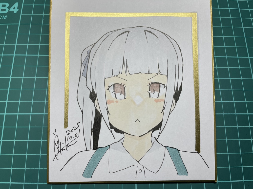 新作【色紙(小)・1枚】『艦これ⑥霞』