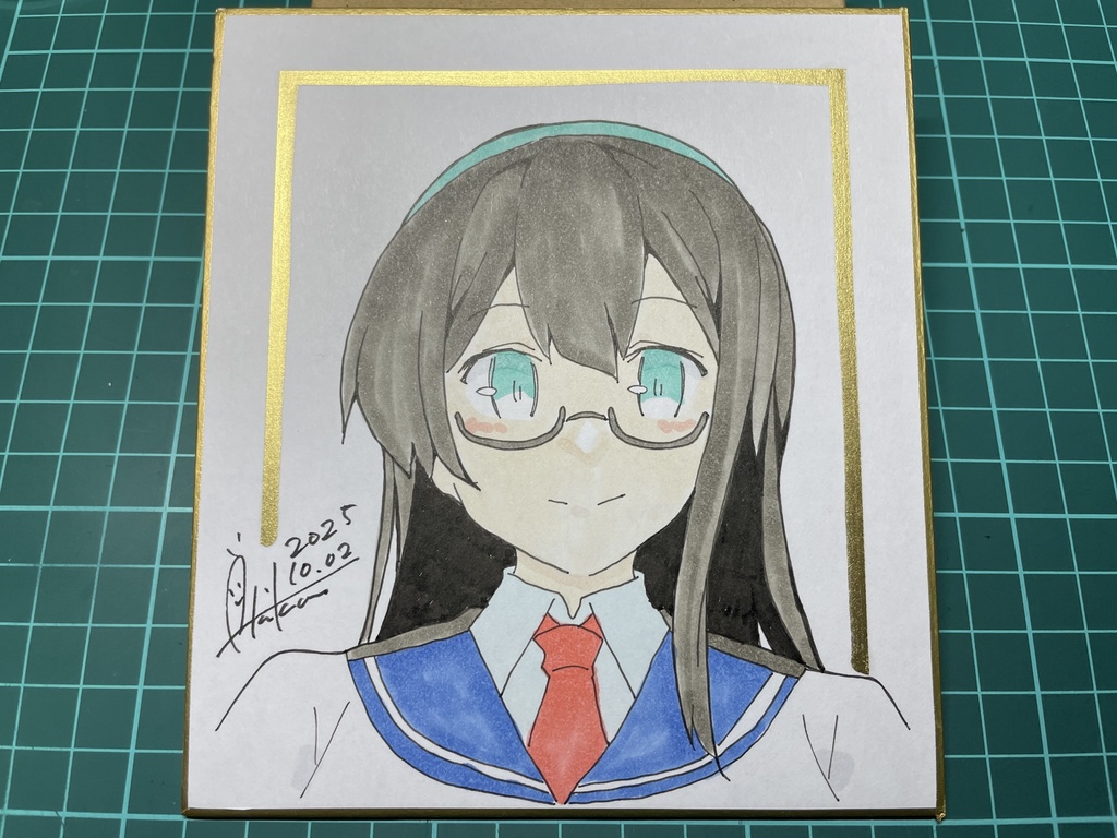 新作【色紙(小)・1枚】『艦これ⑦大淀』