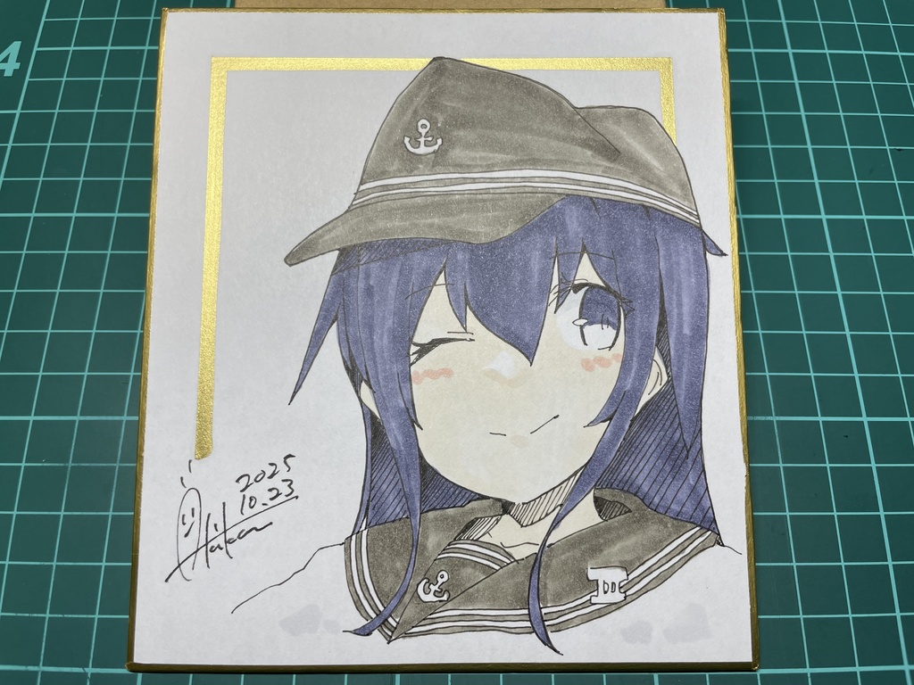 新作【色紙(小)・1枚】『艦これ⑦暁』