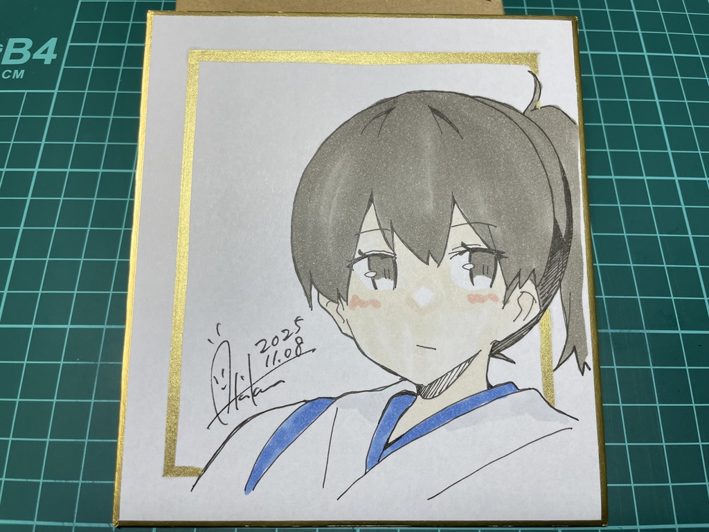 新作【色紙(小)・1枚】『艦これ④加賀』