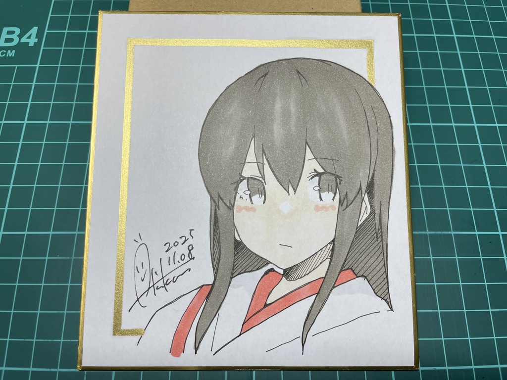 新作【色紙(小)・1枚】『艦これ③赤城』