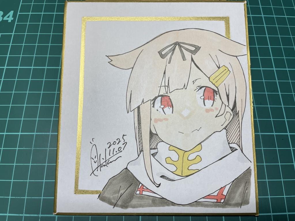 新作【色紙(小)・1枚】『艦これ②夕立』