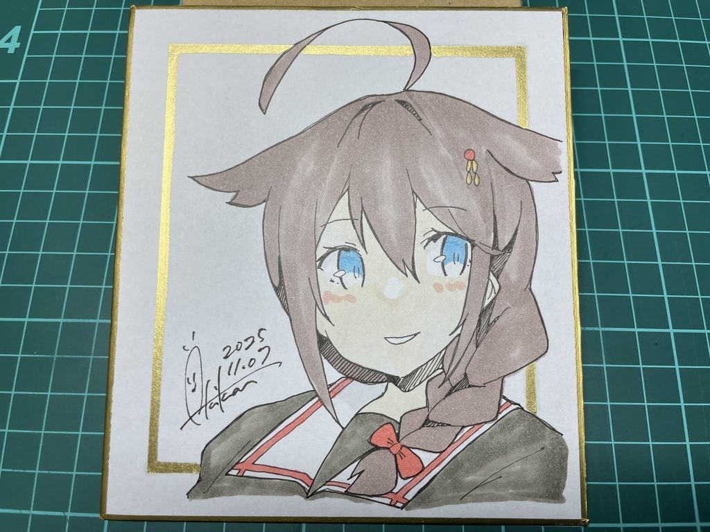 新作【色紙(小)・1枚】『艦これ①時雨』