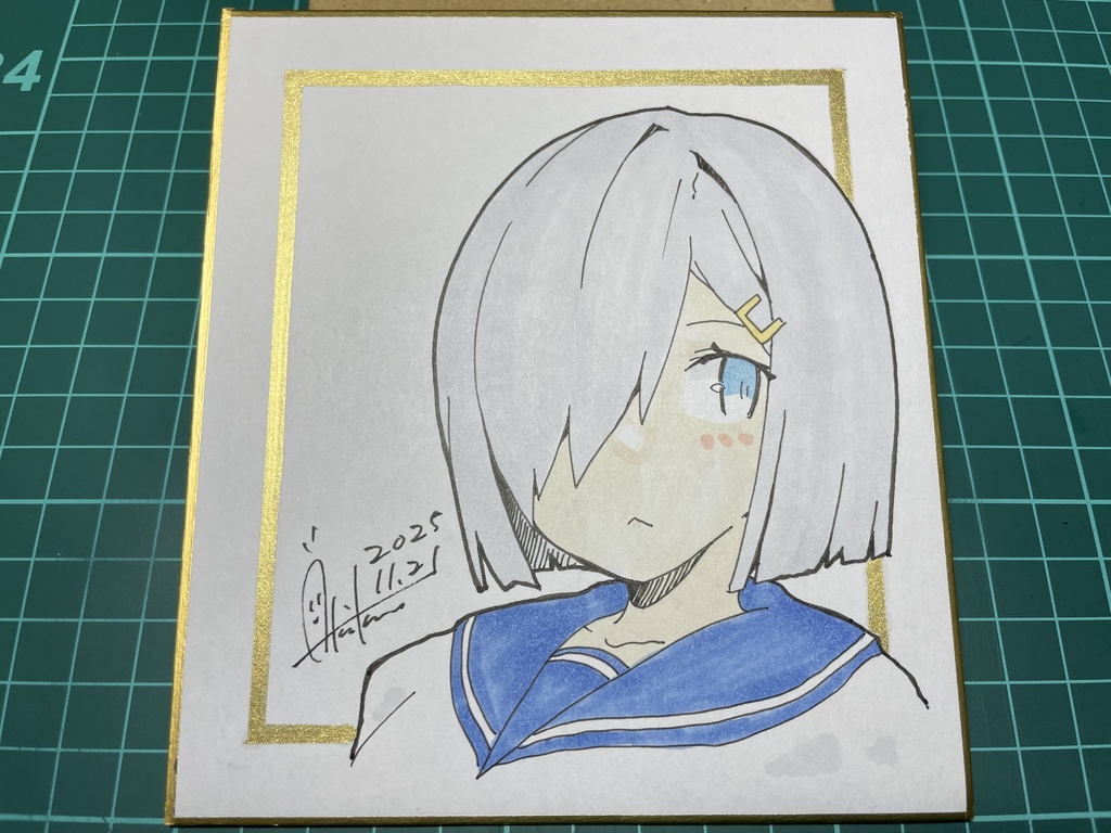 新作【色紙(小)・1枚】『艦これ③浜風』