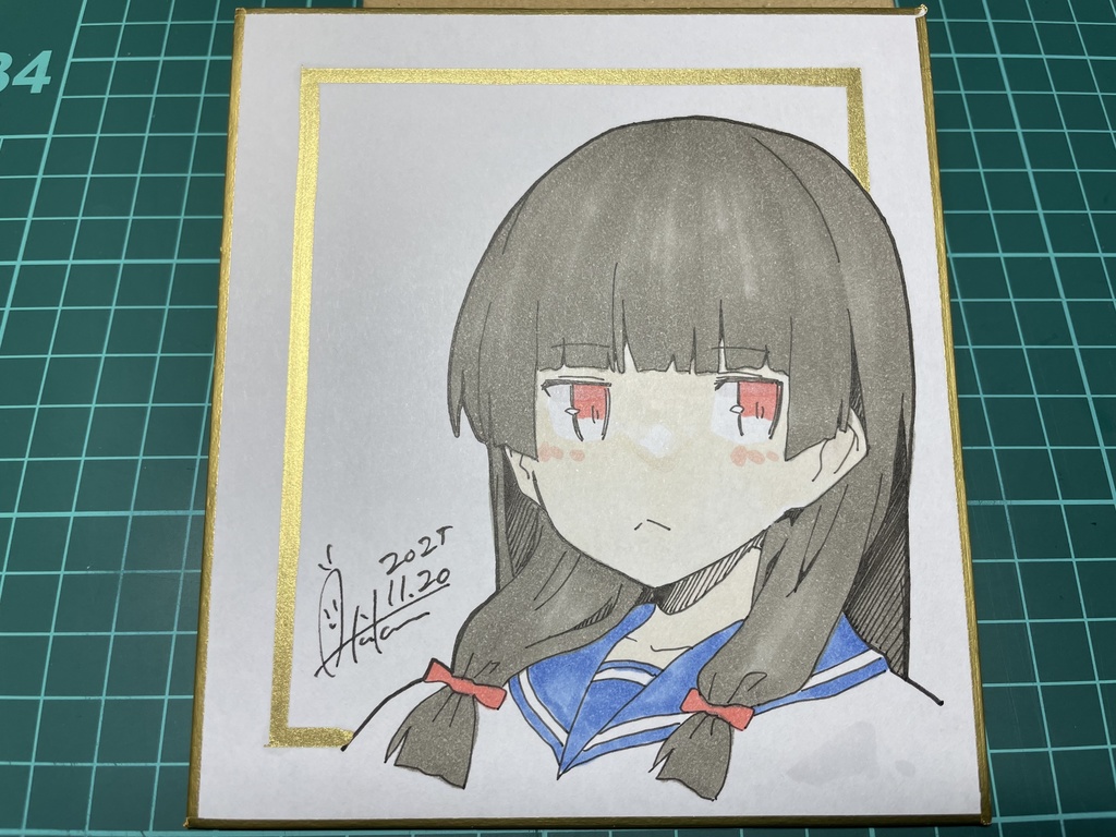 新作【色紙(小)・1枚】『艦これ②磯風』