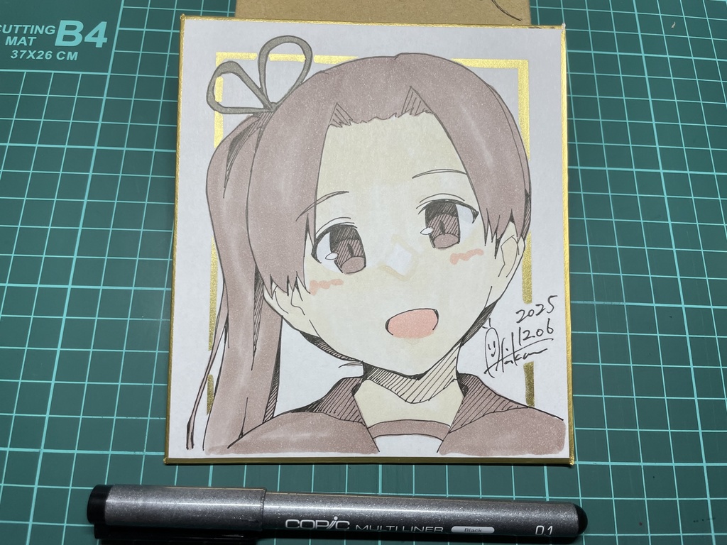 新作【色紙(小)・1枚】『艦これ⑦綾波』