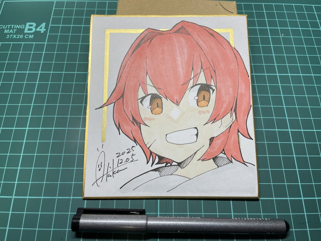 新作【色紙(小)・1枚】『艦これ⑤鬼怒』