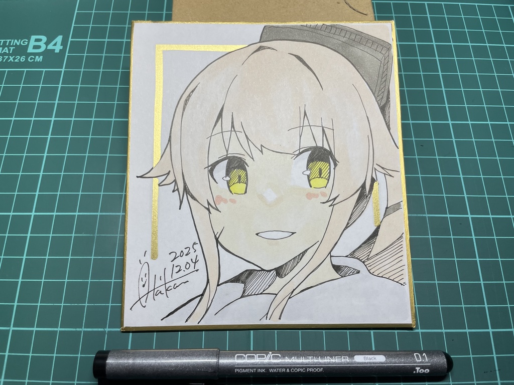 新作【色紙(小)・1枚】『艦これ④由良』