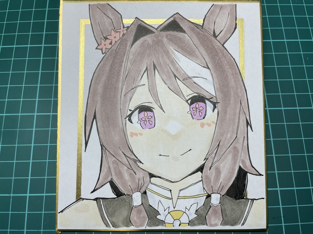 新作【色紙(小)・1枚】『ウマ娘Aサクラチトセオー』